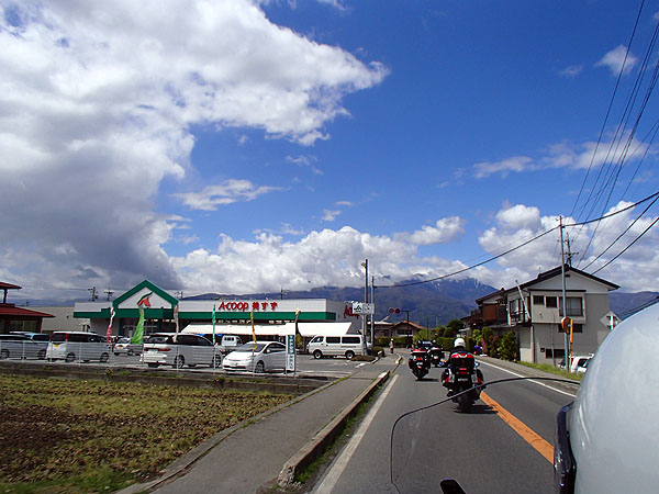 高遠を通過し国道３６１号線へ